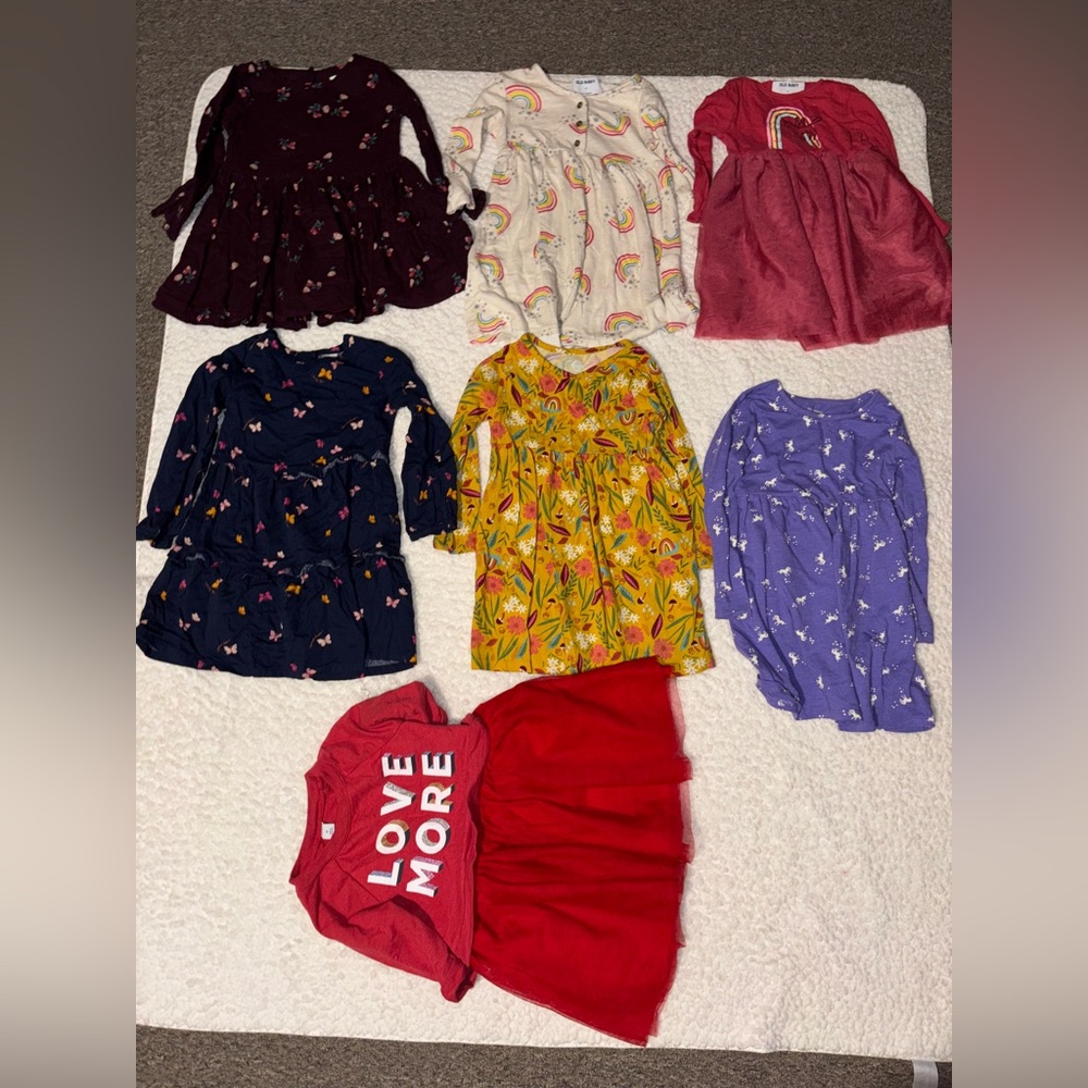 Colorful Toddler Dress Lot